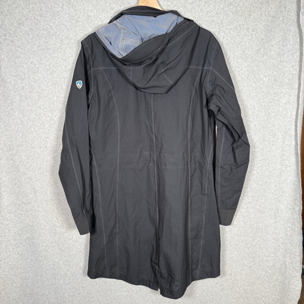 Kuhl Projekt Jetstream Fishtail Rain Jacket Hooded 2144 Women's Size L black - Picture 4 of 10